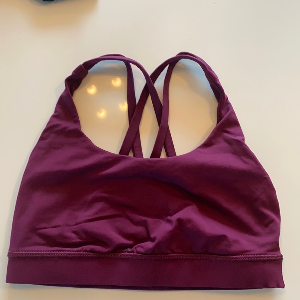 Lululemon energy bra size 4